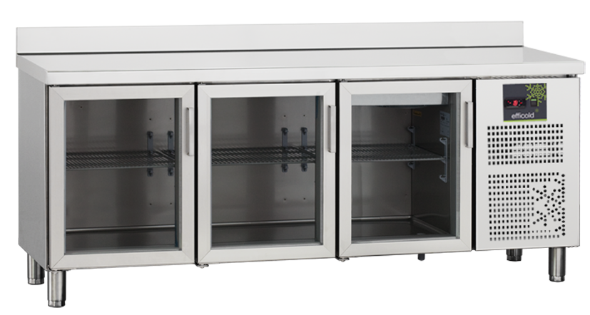 Kegerator Dispro Inox 3 puertas CRISTAL, FBR-200 115V-50/60H