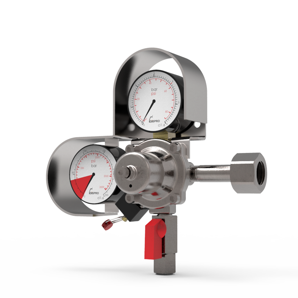 Regulador Plus 1 Cuerpo Dispro N2 (nitrógeno) 200bar G5/8"