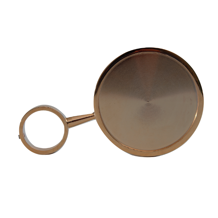 Medallon Ciego Aro D 25mm Cobreado